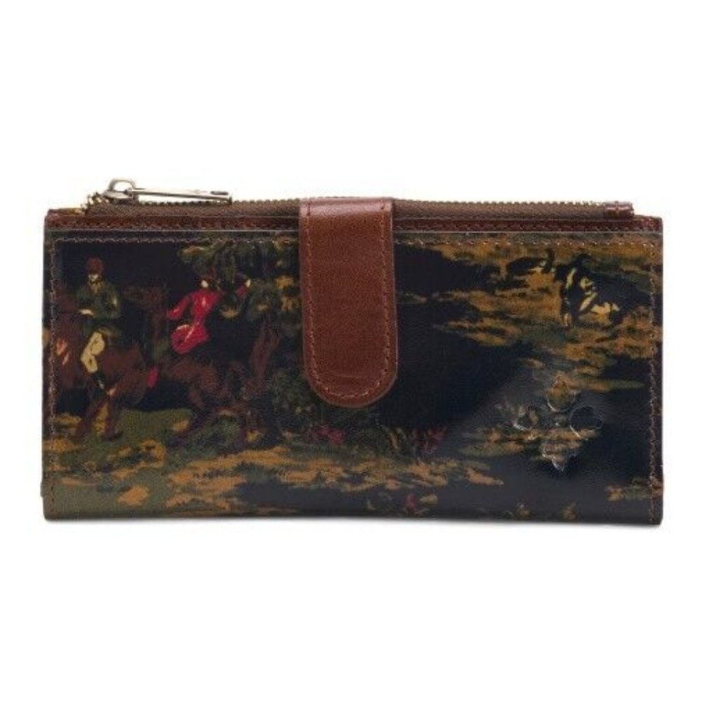 Patricia Nash Nazari Kent Countryside Leather Bifold Wallet